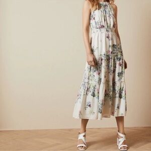 Ted Baker Kahlay White Floral Maxi Dress